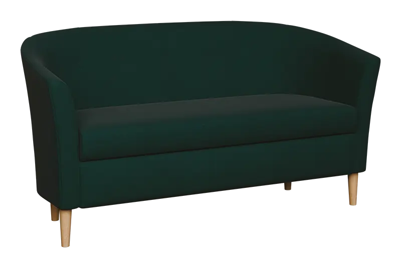 CHARLOTTE 2, dvojkřeslo, látka zelená